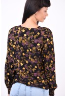 Bluza Dama Selected Slfgiselle Black Aop